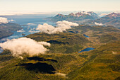 Aerial view of the Alexander Archipelago, Southeast Alaska, USA