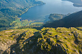 Aerial view of Baranof Island, Alexander Archipelago, Southeast Alaska, USA