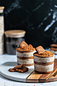 Biscoff overnight oats