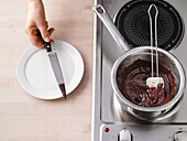 Dry test for chocolate