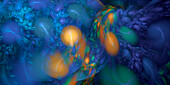 Quantum Superfluid abstract illustration.
