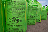 Bags of fertiliser