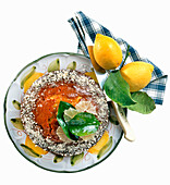 Lemon cake from Campania, Italy