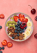 Acai bowl with fresh fruit