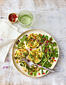 Vegetable and egg muffins