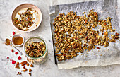 Homemade breakfast granola