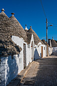 UNESCO World Heritage site Rione Monti trulli district in Alberobello, Puglia, Italy