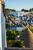 UNESCO World Heritage site Rione Monti trulli district in Alberobello, Puglia, Italy