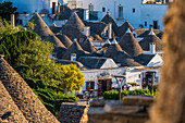 UNESCO World Heritage site Rione Monti trulli district in Alberobello, Puglia, Italy