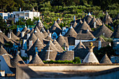 UNESCO World Heritage site Rione Monti trulli district in Alberobello, Puglia, Italy