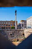 Roman Amphitheatre (Anfiteatro e Teatro Romano) Lecce, Puglia, Italy