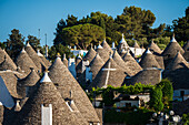 UNESCO World Heritage site Rione Monti trulli district in Alberobello, Puglia, Italy