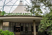 The Orquidarium in the Quito Botanical Garden in La Carolina Park in Quito, Ecuador.