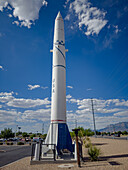 A U.S. Army PGM-11 Redstone ballistic missile. National Museum of Nuclear Science. Albuquerque, New Mexico.