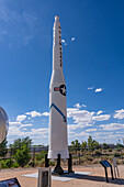 A Boeing LGM-30 Minuteman I ICBM ballistic missile. National Museum of Nuclear Science. Albuquerque, New Mexico.