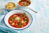 Summer soup minestrone
