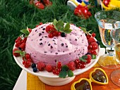 Iced ice cream dessert(topic: summer menu)