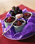 Bourgogne grape jelly with william pears