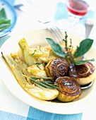 Fennel and onion confit