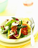 Frischer Salat mit rohem Gemüse