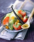 fruit salad with olive oil