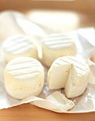 Small fresh goat's cheeses