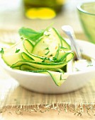 Zucchini-Tagliatelle