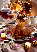 Whisky and walnut turkey for Christmas