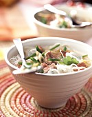 Chinese beef and noodle soup