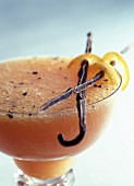 Orange champagne and pepper cocktail