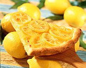 Confit citrus tart