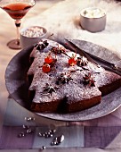 gingerbread christmas cake (topic: christmas parties)