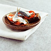 Grilled sardines