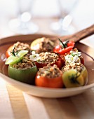 Cherry tomatoes stuffed with tuna