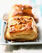 Salmon in flaky pastry