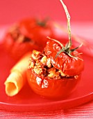 Tomatoes stuffed with dried fruit