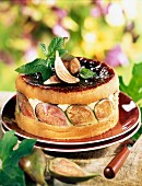 Fig and banyuls cake