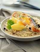 Sauerkraut mit Fisch und Meeresfrüchten