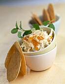 Parsnip,apricot and mint dip