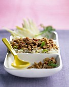 Fennel and oat crumble