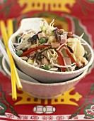 Sauteed noodles with vegetables
