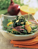 spinach salad with orange