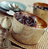 Teurgoule sweet rice pudding with cinnamon