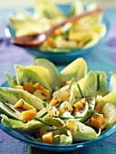 Chicory salad with mango