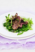 Duck with black pepper