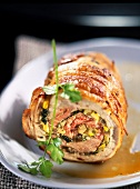 Loin of veal stuffed with lime and lemon confit