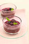 Red fruit mousse