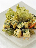 Tofu mit würziger Algenpanade