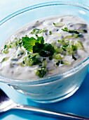 Cucumber and yoghurt cold soup