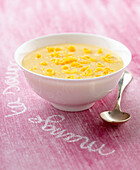 potato and mimolette soup